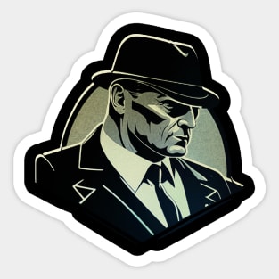 40s Mafia Boss Sticker